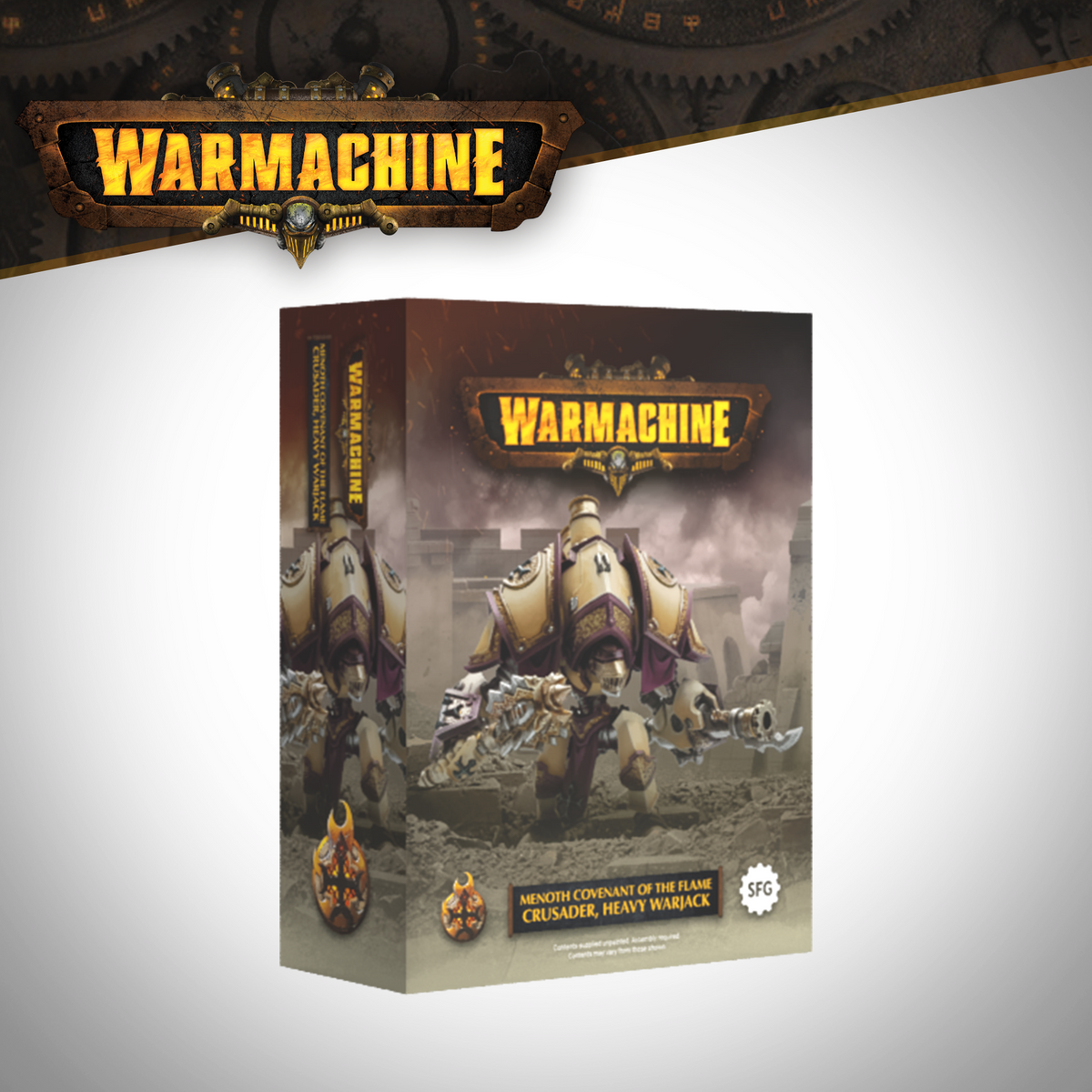 Warmachine: Protectorate of Menoth - Covenant of the Flame Crusader Heavy Warjack FOC October 9, 2026