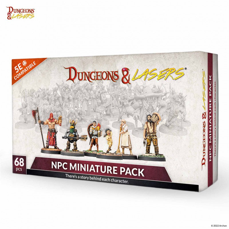 Dungeon And Lasers Npc Miniature Pack