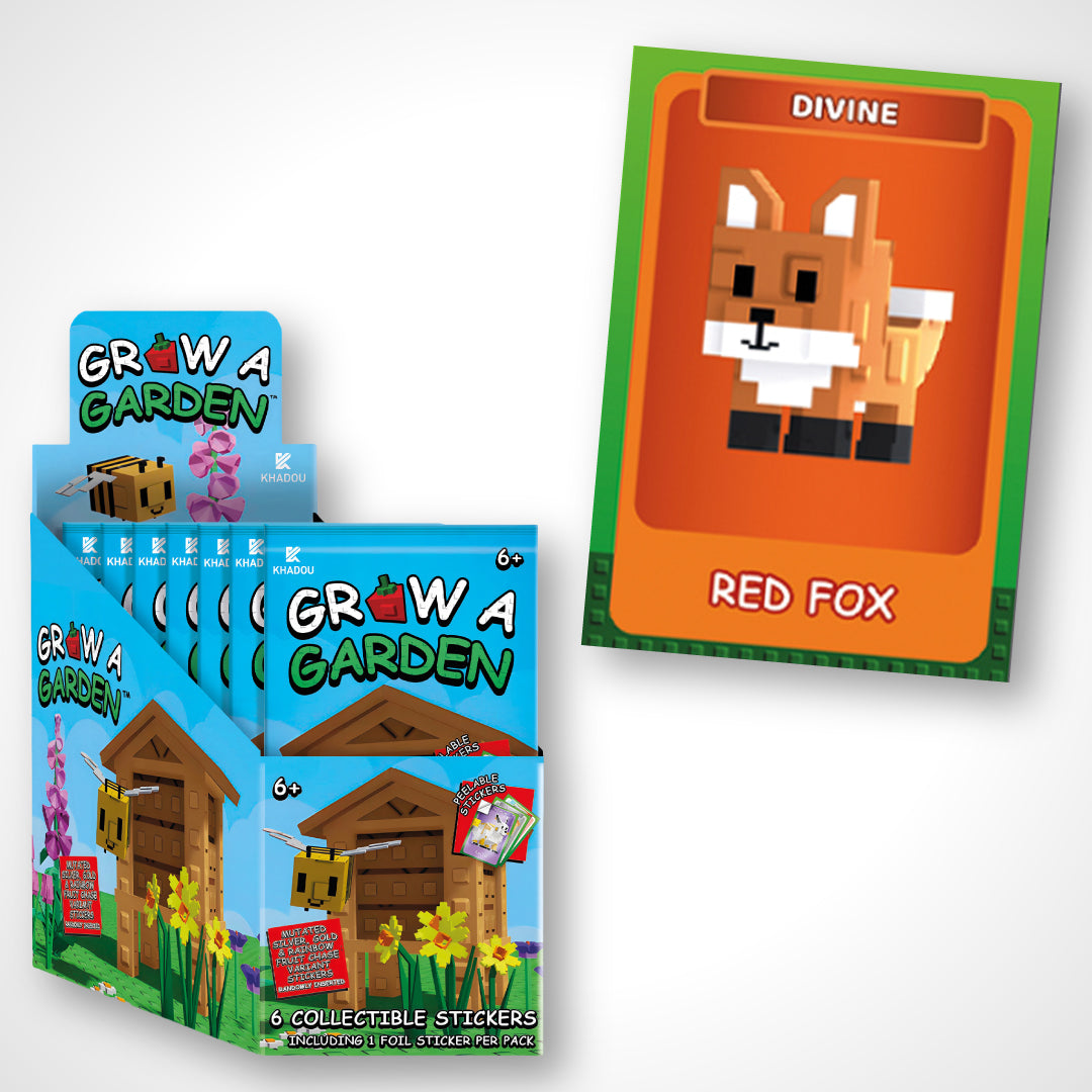 Grow A Garden Stickers Card Pack