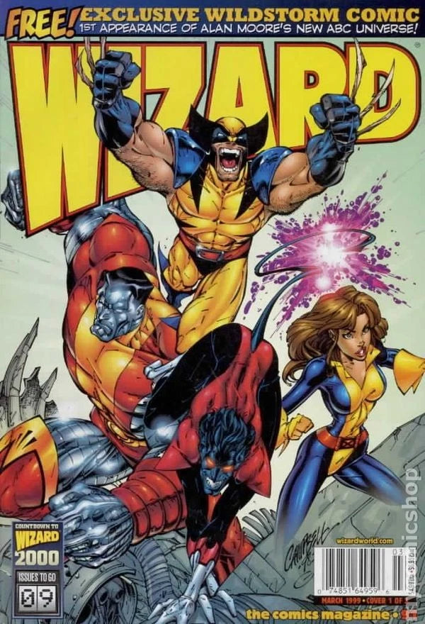 Wizard the Comics Magazine #91BU VG 1999 Stock Image