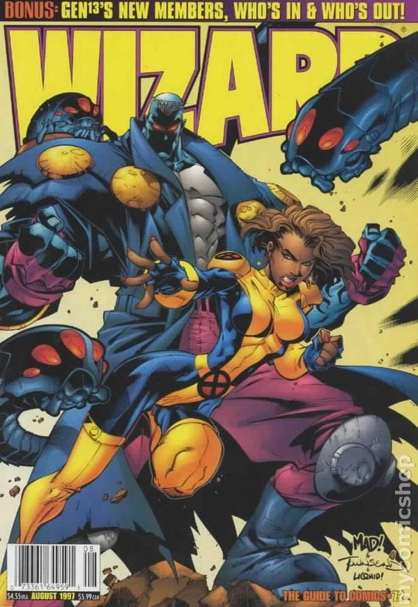 Wizard the Comics Magazine #72AU VG 4.0 1997 Stock Image