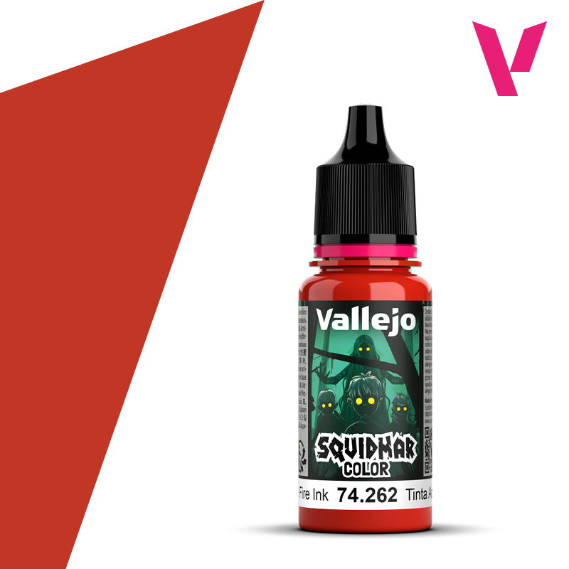 Squidmar Color 262: Fire Ink 18 ml