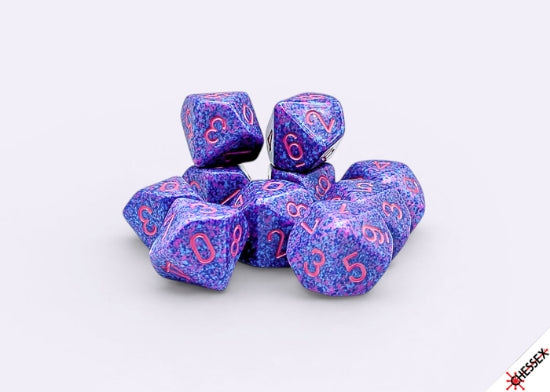 Speckled Purple Passion Ten d10 Set