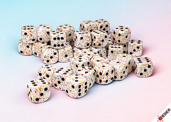 Speckled Birthday 12mm d6 Dice Block