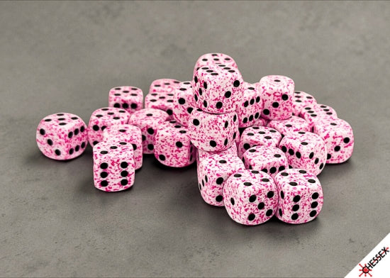 Speckled Pink 12mm d6 Dice Block