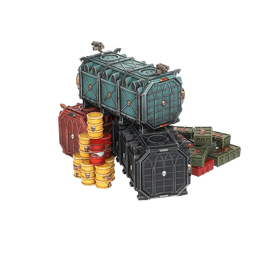 Battlezone: Manufactorum – Munitorum Armoured Containers 40K WARHAMMER 64-98