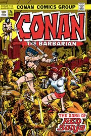 CONAN THE BARBARIAN THE ORIGINAL COMICS OMNIBUS HC VOL 01 DIRECT MARKET EDITION BARRY WINDSOR SMITH THE SONG OF RED SONJA CVR (MR)