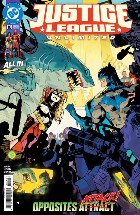 JUSTICE LEAGUE UNLIMITED #18 CVR A DAN MORA (DC K.O.)