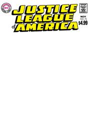 JUSTICE LEAGUE OF AMERICA #75 FACSIMILE EDITION CVR B BLANK CARD STOCK VAR