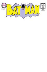 BATMAN #156 FACSIMILE EDITION CVR B BLANK CARD STOCK VAR