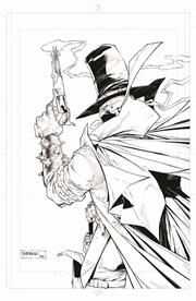 GUNSLINGER SPAWN #56 CVR B CARLO BARBERI RAW ART VAR