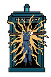 DOCTOR WHO FIFTEENTH DOCTOR REGENERATION TARDIS ENAMEL PIN BADGE
