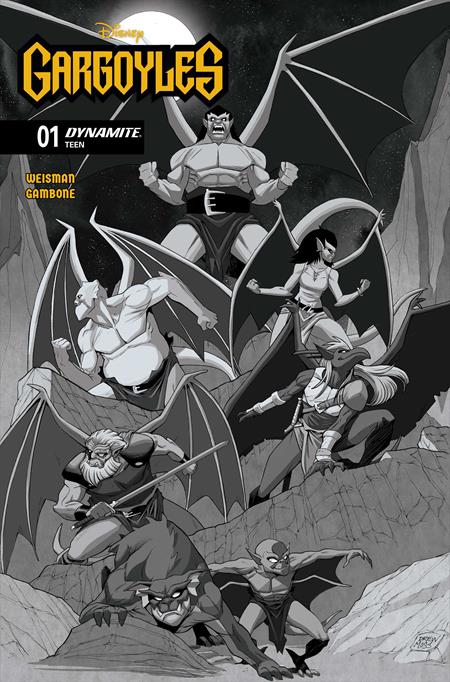 GARGOYLES #1 (2026) CVR K INC 1:15 DREW MOSS LINE ART VAR