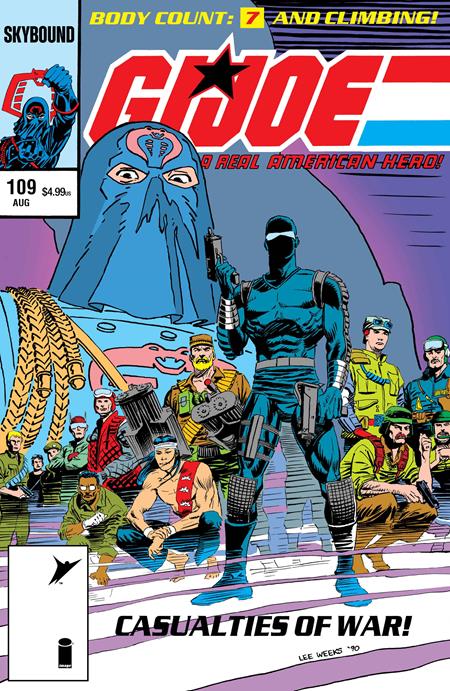 GI JOE A REAL AMERICAN HERO #109 HAMA FILES EDITION CVR C LEE WEEKS FOIL VAR FOC August 3, 2026