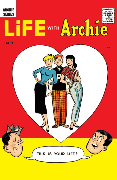 LIFE WITH ARCHIE #1 FACSIMILE CVR A HARRY LUCEY TERRY SZENICS FOC August 3, 2026