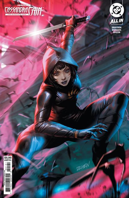 ABSOLUTE CASSANDRA CAIN THE SHADOWS HAND #1 (ONE SHOT) CVR D TBA CARD STOCK VAR FOC August 17, 2026
