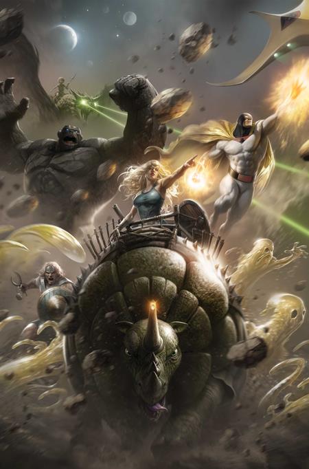 SPACE GHOST VS THE HERCULOIDS #1 CVR H FRANCESCO MATTINA LTD VIRGIN VAR FOC August 24, 2026