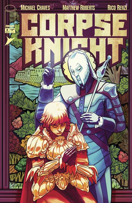 CORPSE KNIGHT #6 (OF 6) CVR D INC 1:25 NIMIT MALAVIA STAINED GLASS VAR (MR) FOC August 31, 2026