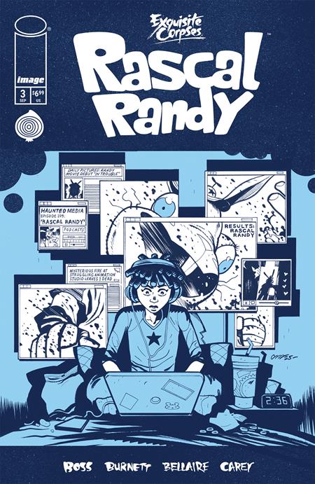 EXQUISITE CORPSES RASCAL RANDY #3 (OF 5) CVR C DYLAN BURNETT POLYBAGGED WITH COLLECTIBLE CARD VAR (MR) FOC August 31, 2026