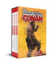 SAVAGE SWORD OF CONAN HC VOL 01-03 SLIPCASE SET DIRECT MARKET EDITION GERARDO ZAFFINO CVR (MR) FOC October 12, 2026