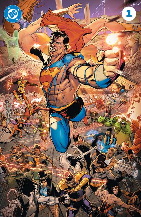 DC K.O. #1 (of 5) Cover A Javier Fernandez Acetate Variant — First Print