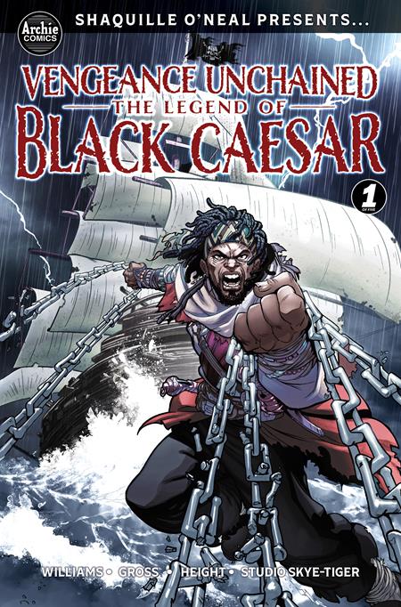 SHAQUILLE ONEAL PRESENTS VENGEANCE UNCHAINED THE LEGEND OF BLACK CAESAR #1 (OF 5) CVR A RAY ANTHONY HEIGHT FOC September 14, 2026