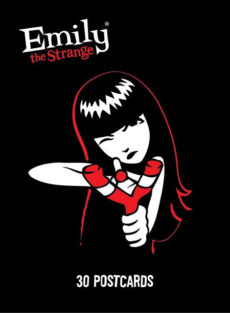 EMILY THE STRANGE 30 POSTCARDS FOC September 21, 2026