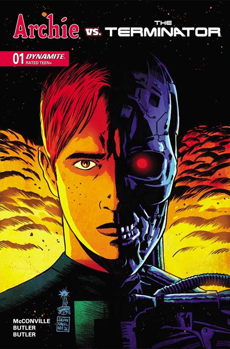 ARCHIE VS THE TERMINATOR #1 CVR A FRANCESCO FRANCAVILLA FOC September 14, 2026
