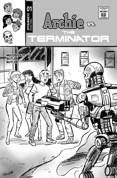 ARCHIE VS THE TERMINATOR #1 CVR L INC 1:10 BILL GALVAN PENCILS VAR FOC September 14, 2026