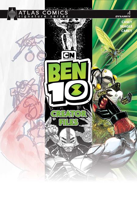 BEN 10 #1 CREATOR FILES (ONE SHOT) CVR C ROBERT CAREY ATLAS EDITION SIGNED BY JOE CASEY VAR FOC September 14, 2026