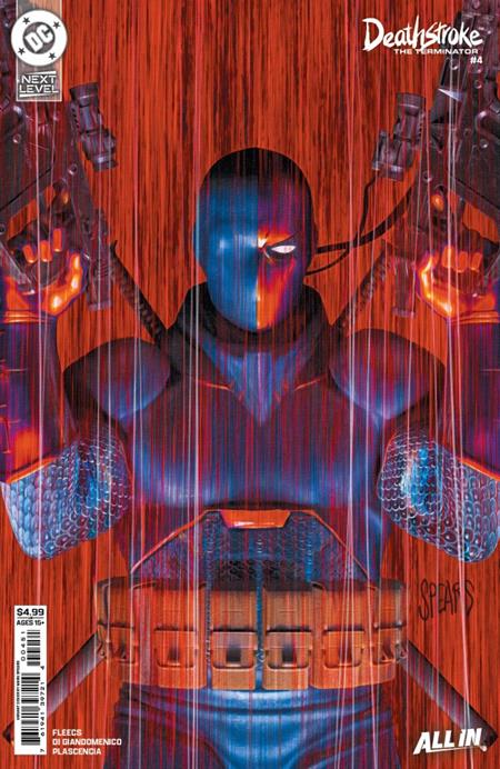 DF DEATHSTROKE THE TERMINATOR #4 MARK SPEARS VARIANT SIGNED BY TONY FLEECS FOC September 7, 2026
