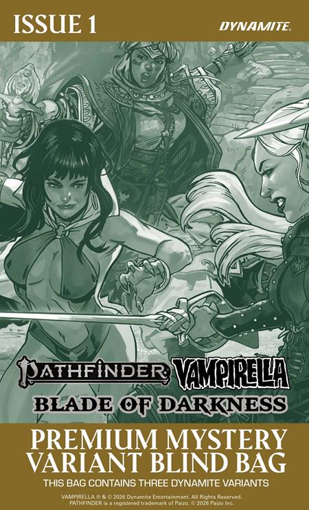 PATHFINDER VAMPIRELLA BLADE OF DARKNESS #1 CVR G PREMIUM MYSTERY BLIND BAG VAR FOC October 5, 2026