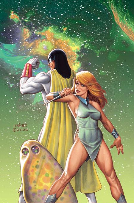 SPACE GHOST VS THE HERCULOIDS #2 CVR K INC 1:20 JOSEPH MICHAEL LINSNER VIRGIN VAR FOC September 28, 2026