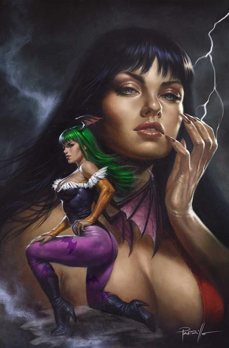 VAMPIRELLA VS DARKSTALKERS SPECIAL #1 (ONE SHOT) CVR H LUCIO PARRILLO LTD VIRGIN VAR FOC September 14, 2026