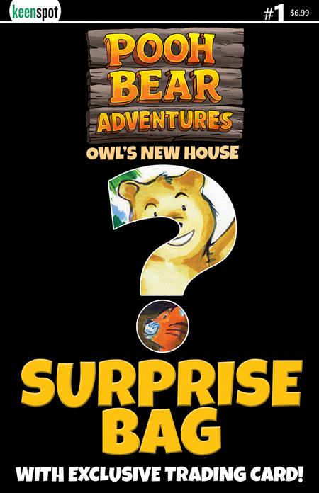 POOH BEAR ADVENTURES OWLS NEW HOUSE #1 (ONE SHOT) CVR D SURPRISE COVER BAGGED WITH TRADING CARD VAR FOC September 7, 2026