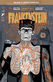 UNIVERSAL MONSTERS FRANKENSTEIN B&W SPECIAL #1 (OF 2) CVR A MICHAEL WALSH FOC September 21, 2026
