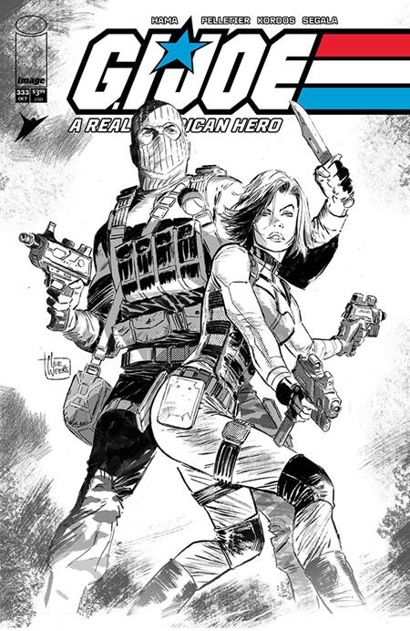 GI JOE A REAL AMERICAN HERO #333 CVR B LEE WEEKS B&W VAR FOC September 21, 2026