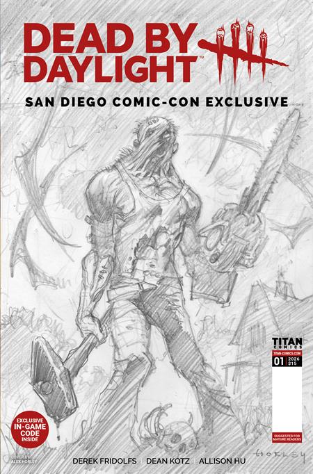 DEAD BY DAYLIGHT THE HILLBILLY #1 SDCC EXCLUSIVE ALEX HORLEY CARDSTOCK INKS VAR (MR) FOC September 14, 2026