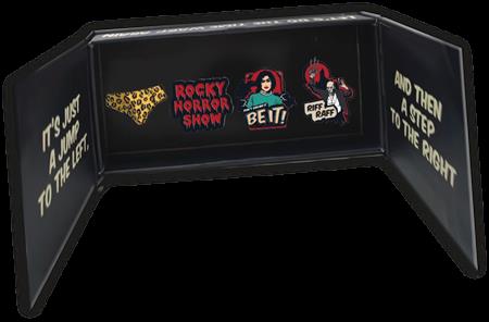 ROCKY HORROR PICTURE SHOW COLLECTOR PIN BOX FOC September 7, 2026