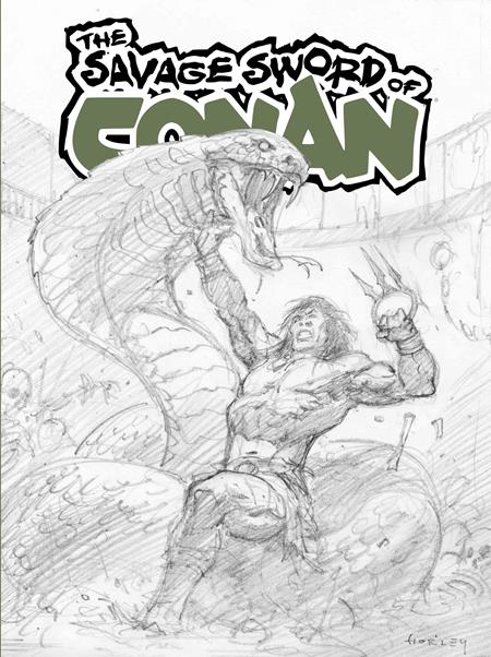 SAVAGE SWORD OF CONAN #15 SDCC EXCLUSIVE ALEX HORLEY CARDSTOCK INKS VAR (MR) FOC September 14, 2026