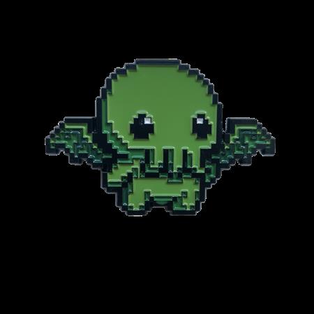 TITAN MERCH ORIGINAL GAMING 8 BIT CTHULHU QUEST ENAMEL PIN BADGE FOC September 7, 2026