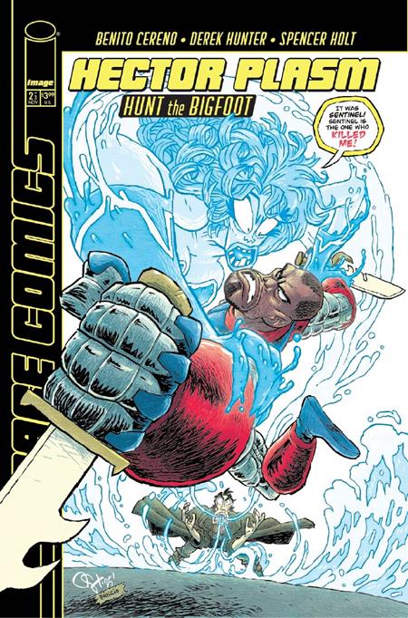 HECTOR PLASM HUNT THE BIGFOOT #2 (OF 3) CVR E DEREK HUNTER YOUNGBLOOD TEAM UP VAR (MR)