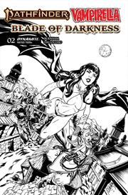 PATHFINDER VAMPIRELLA BLADE OF DARKNESS #2 CVR F INC 1:10 STEVEN CUMMINGS LINE ART VAR FOC November 2, 2026