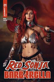 RED SONJA BARBARELLA #1 CVR D COSPLAY IVY RED SONJA VAR FOC October 12, 2026