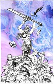 CHAINKATA #1 CVR H INC 1:100 DANIEL WARREN JOHNSON RAW ART VAR FOC October 19, 2026