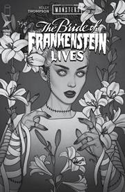UNIVERSAL MONSTERS THE BRIDE OF FRANKENSTEIN LIVES #2 (OF 4) CVR D INC 1:25 JENNY FRISON CLASSIC HORROR B&W VAR FOC November 2, 2026