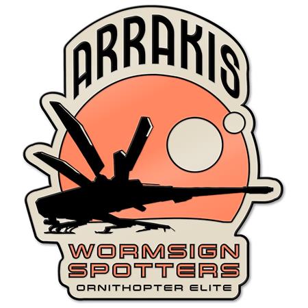 DUNE 3 ARRAKIS ENAMEL PIN BADGE FOC November 2, 2026