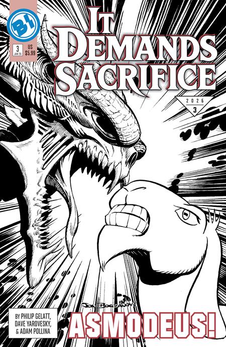 IT DEMANDS SACRIFICE #3 (OF 4) CVR F JON BOGDANOVE HOMAGE VAR FOC December 14, 2026