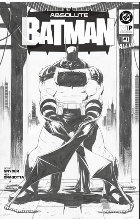 DC W.I.P. ABSOLUTE BATMAN #1 Second Printing Cvr A Nick Dragotta FOC November 2, 2026