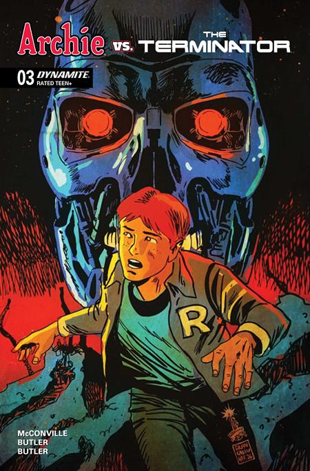 ARCHIE VS THE TERMINATOR #3 CVR E FRANCESCO FRANCAVILLA METAL PREMIUM VAR FOC November 9, 2026